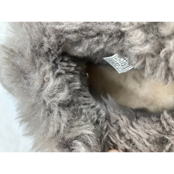 UGG Mini Bailey Button Bling 1003889 Gray Mouton - Women's Boots Size 8 - Picture 6 of 10
